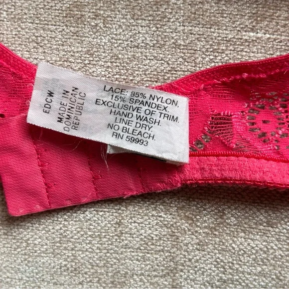 Vintage Christian Dior lace bra intimates - Picture 8 of 8